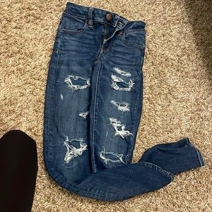 american eagle skinny jeggings size 00